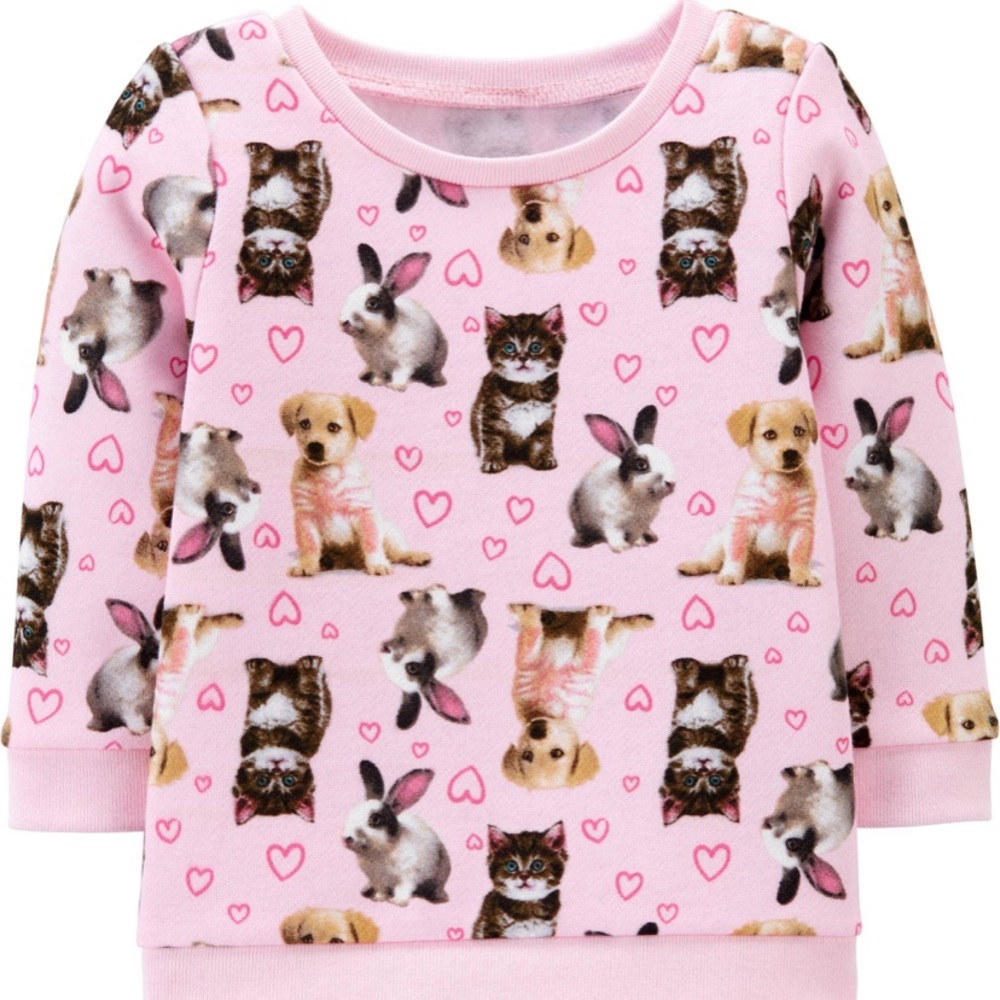 Brand new, adorable animal baby sweatshirt!